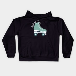 Roll With It - Embracing Life's Ups and Downs Kids Hoodie